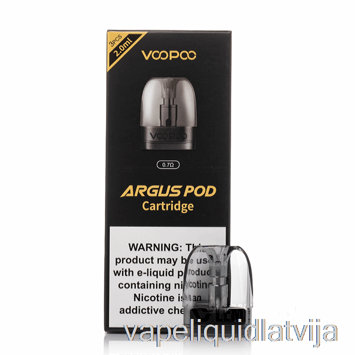 Voopoo Argus Pod Nomaiņa Pods 0.7ohm Pods Vape šķidrums